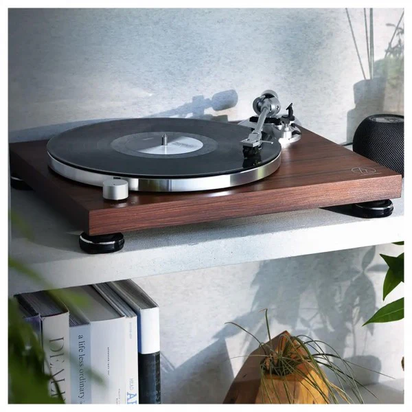 Audio Technica AT-LPW50BTRW Wireless Belt-Drive Turntable, Rosewood - Image 6
