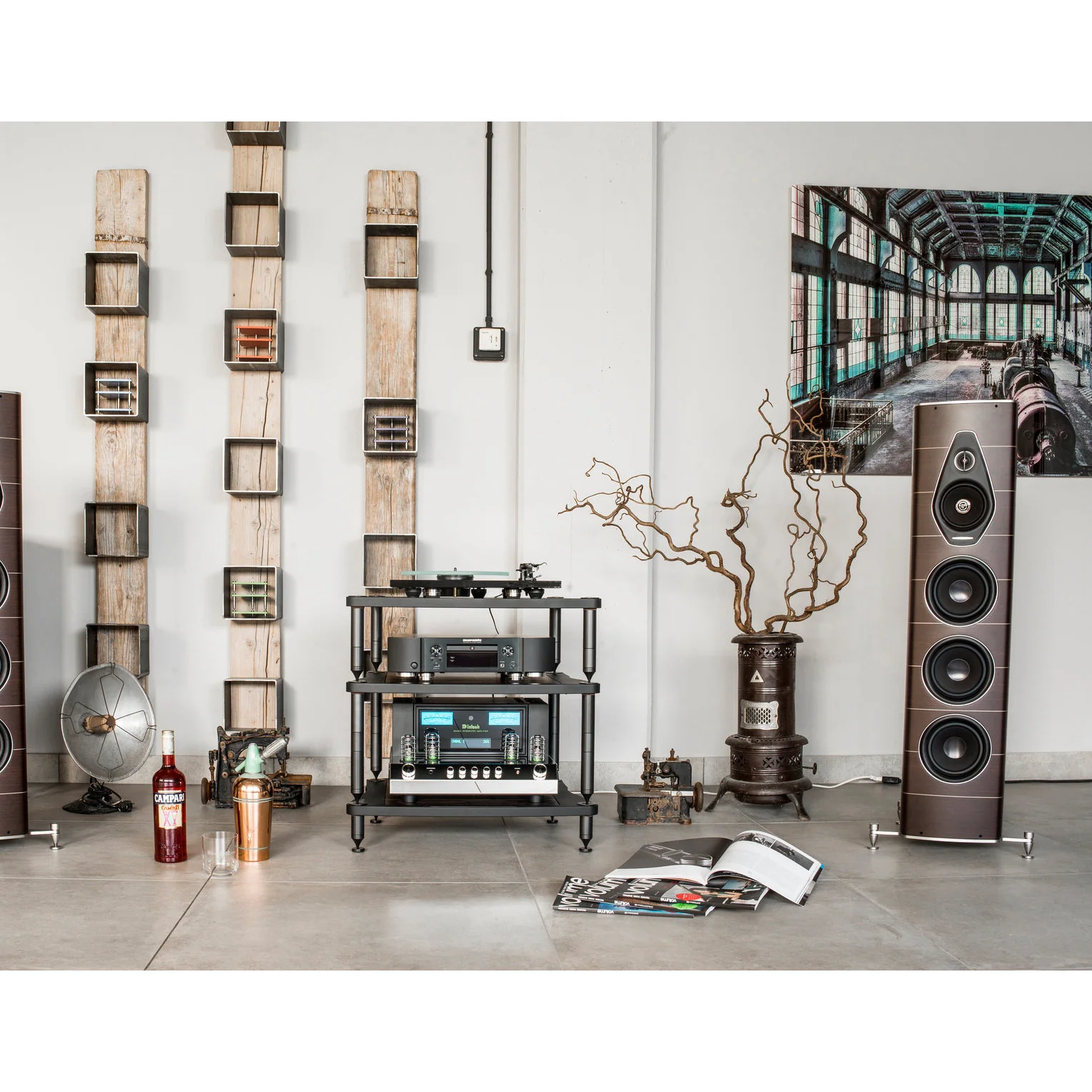 Bassocontinuo XL4 Lyra 2.1 4 Leg Audio Rack - Image 12