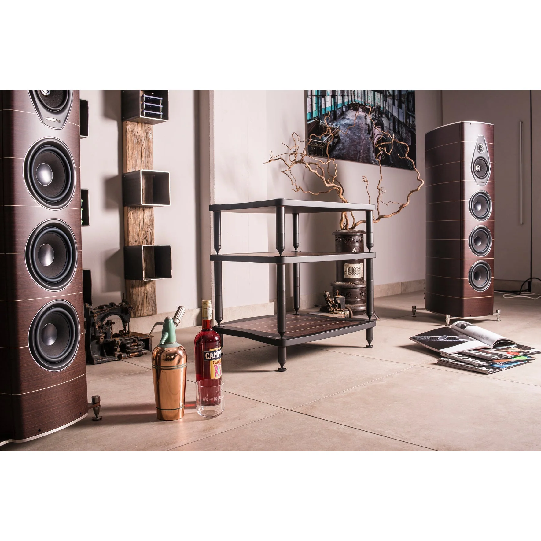Bassocontinuo XL4 Lyra 2.1 4 Leg Audio Rack - Image 16