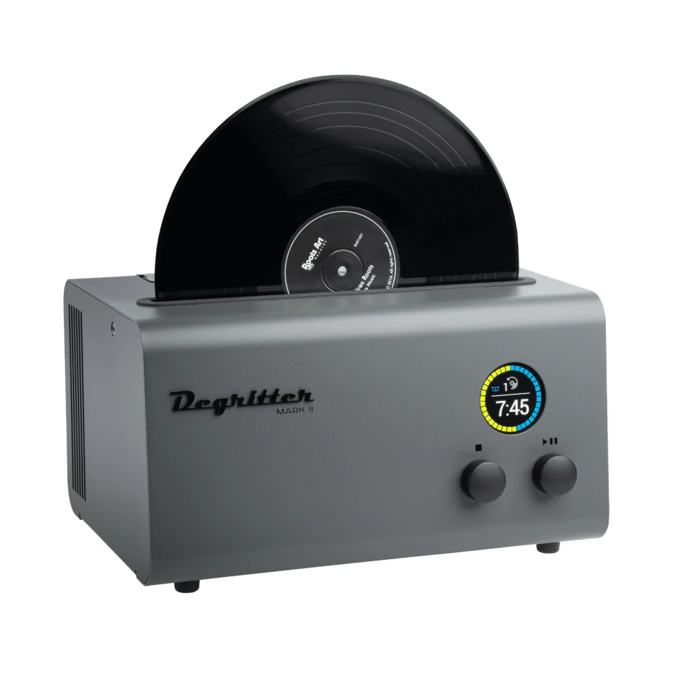Degritter Mark II Ultrasonic Vinyl / Record Cleaner - Anodized Grey