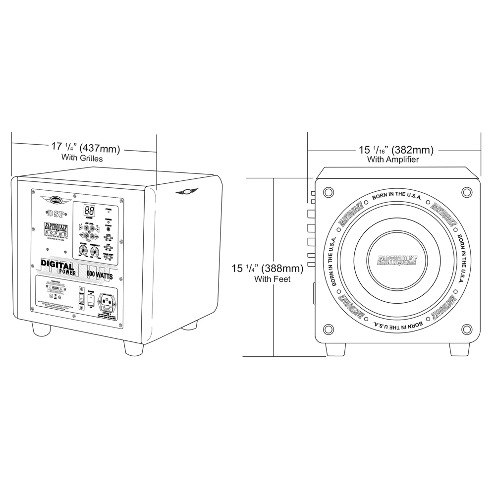 Earthquake Sound MiniMe DSP-P12 Subwoofer - Image 4