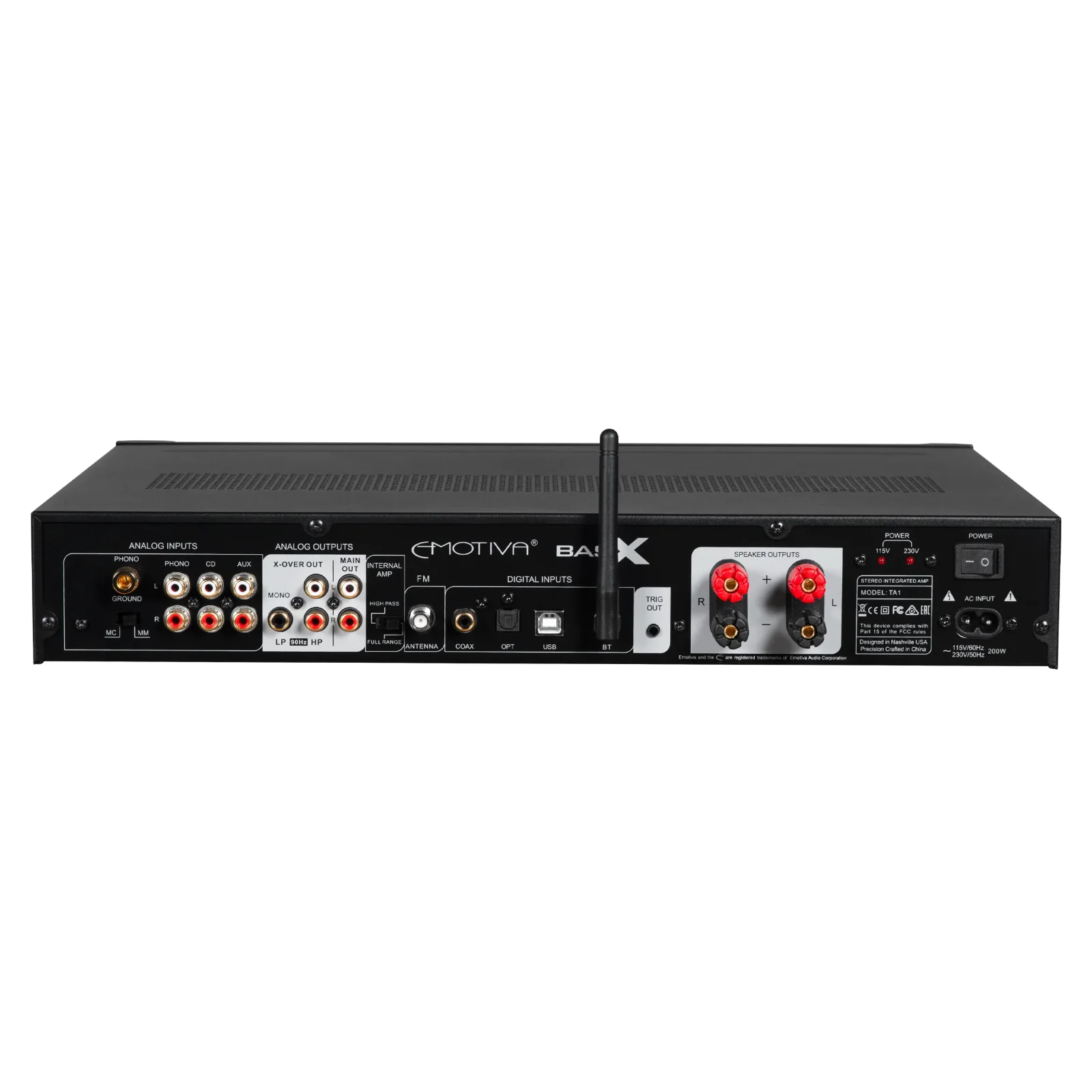 Emotiva BasX TA1 Stereo Preamp/DAC/Tuner/Amplifier - Image 3