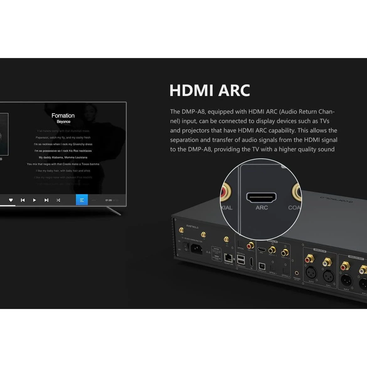 Eversolo DMP-A8 Streaming DAC/PRE Amplifier - Image 7