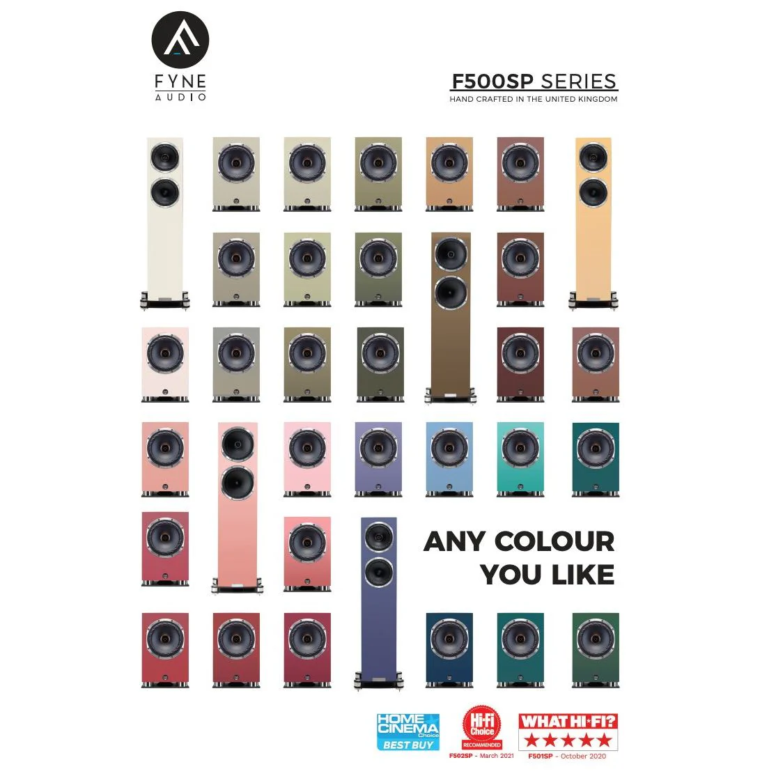 Fyne Audio F500SP Bookshelf Speakers (Custom RAL Colour) - Image 10