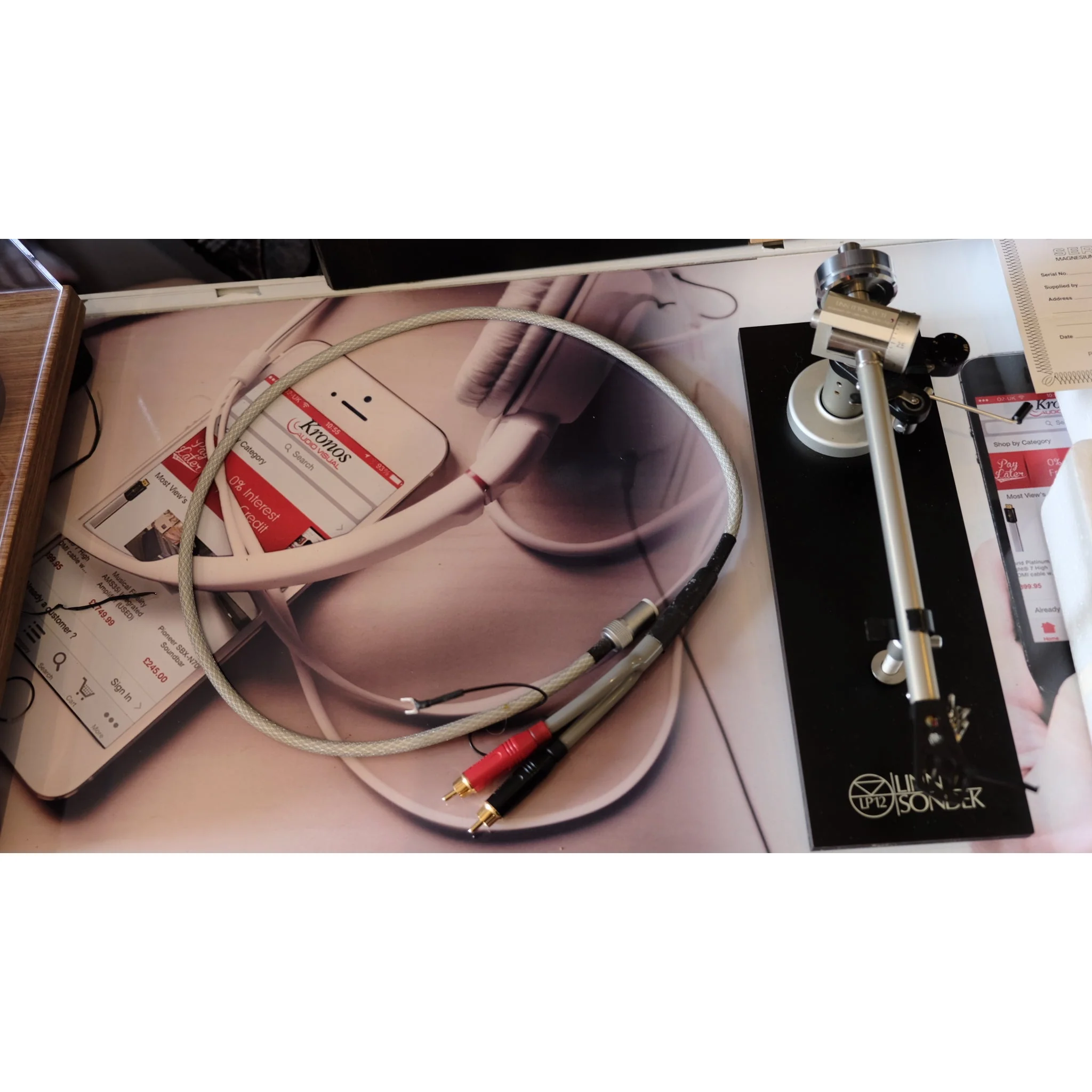 Linn Ittok LVII Tonearm / LP12 Armboard - Image 6