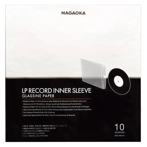 Nagaoka GRS-LP10 Glassine Inner Sleeves