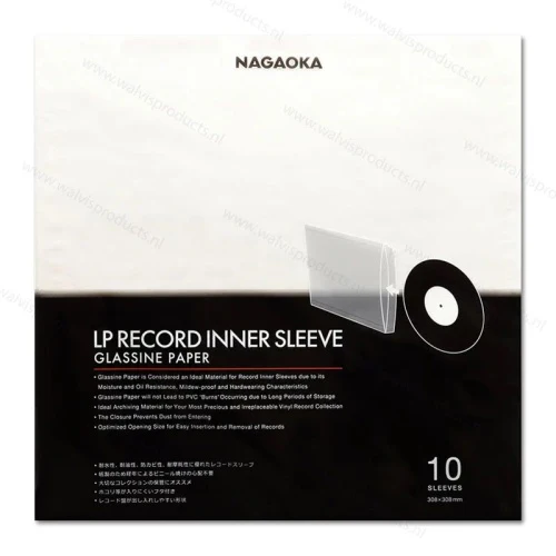 Nagaoka GRS-LP10 Glassine Inner Sleeves - Image 2